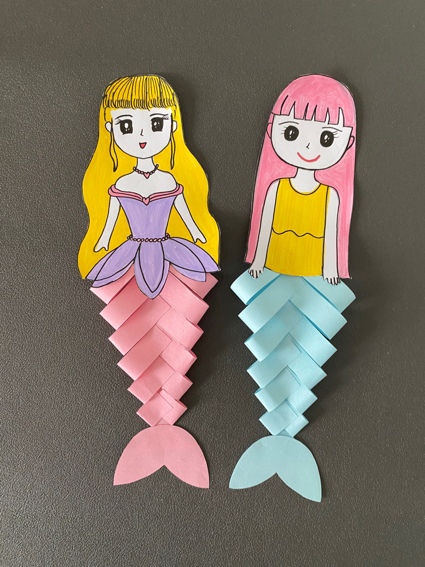 创意折纸手工|小小美人鱼0499♀15-度小视