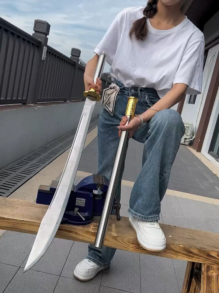 长柄陌刀可拆卸组装易携带,水浒传杨志武器