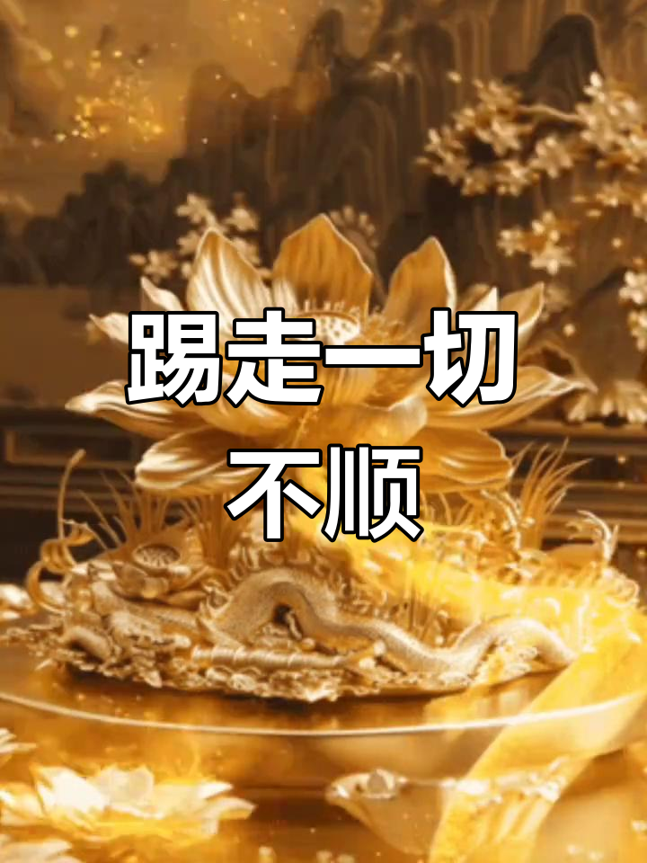 踢走霉运,迎接好运!从今天开始,平安健康,财运滚滚来