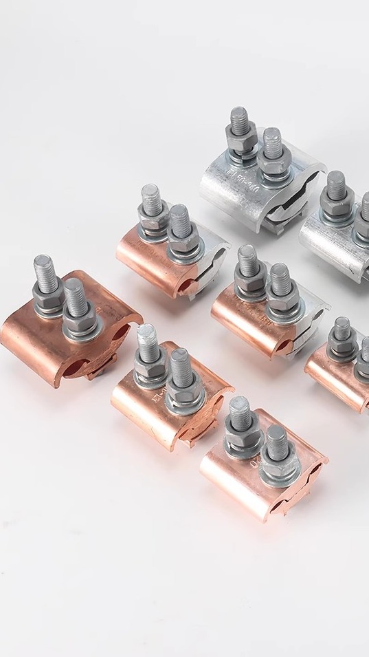 jbtl铜铝并沟线夹 jbt铝线夹 并路分支电线连接对接过渡-度小视