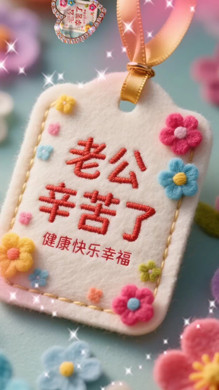 老公辛苦啦!愿我们都健康,快乐