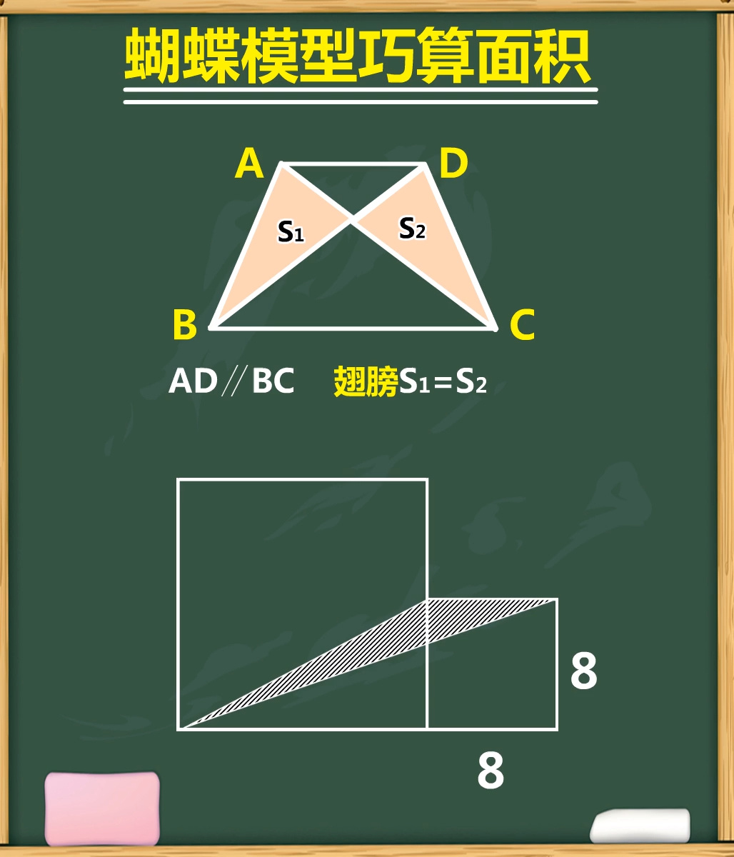 蝴蝶模型面积公式图片