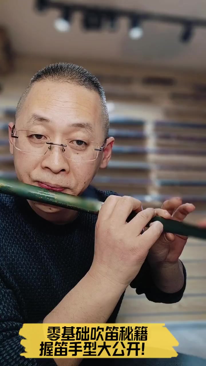 零基础吹笛秘籍,握笛手型大公开!