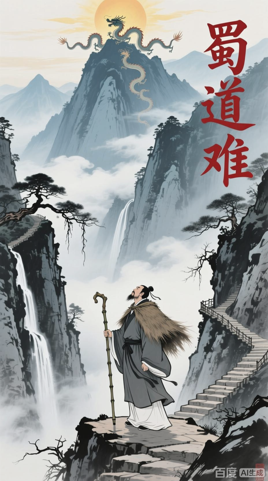 李白朗诵《蜀道难》