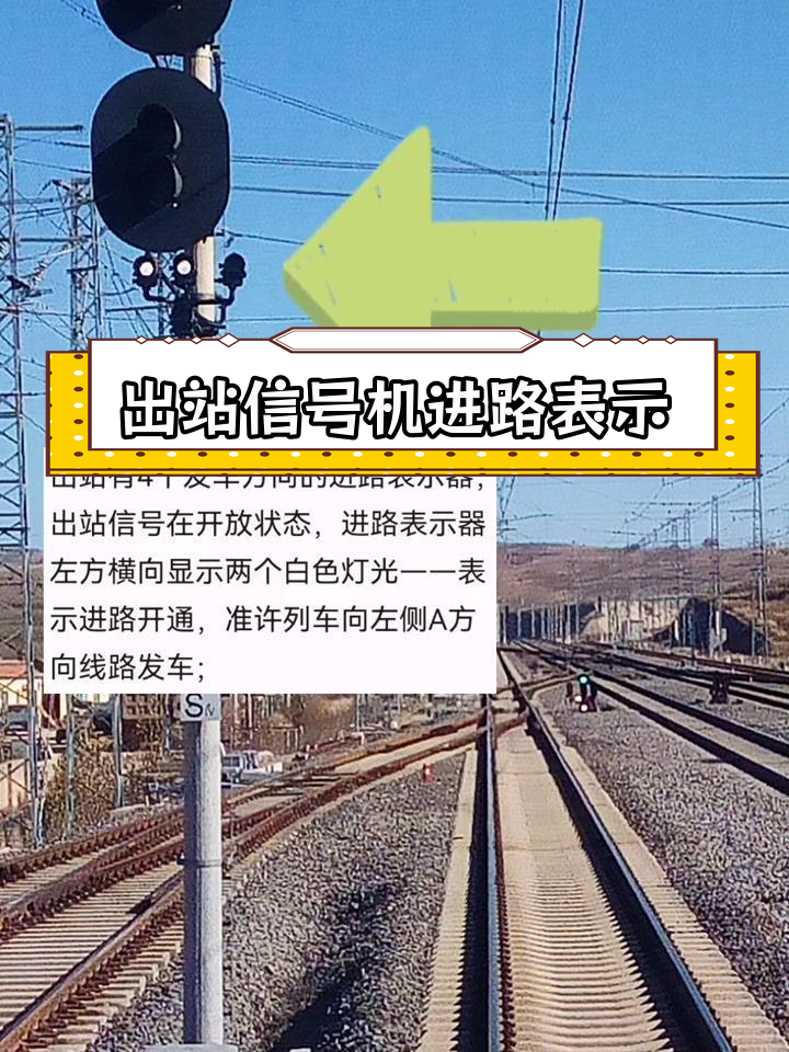 发车进路信号机图解图片