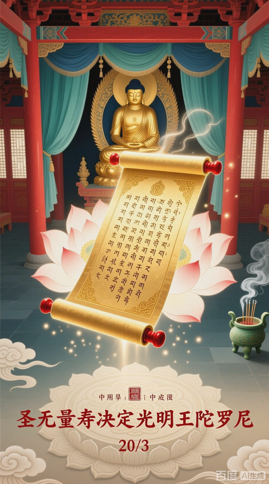 圣无量寿光明王陀罗尼功德