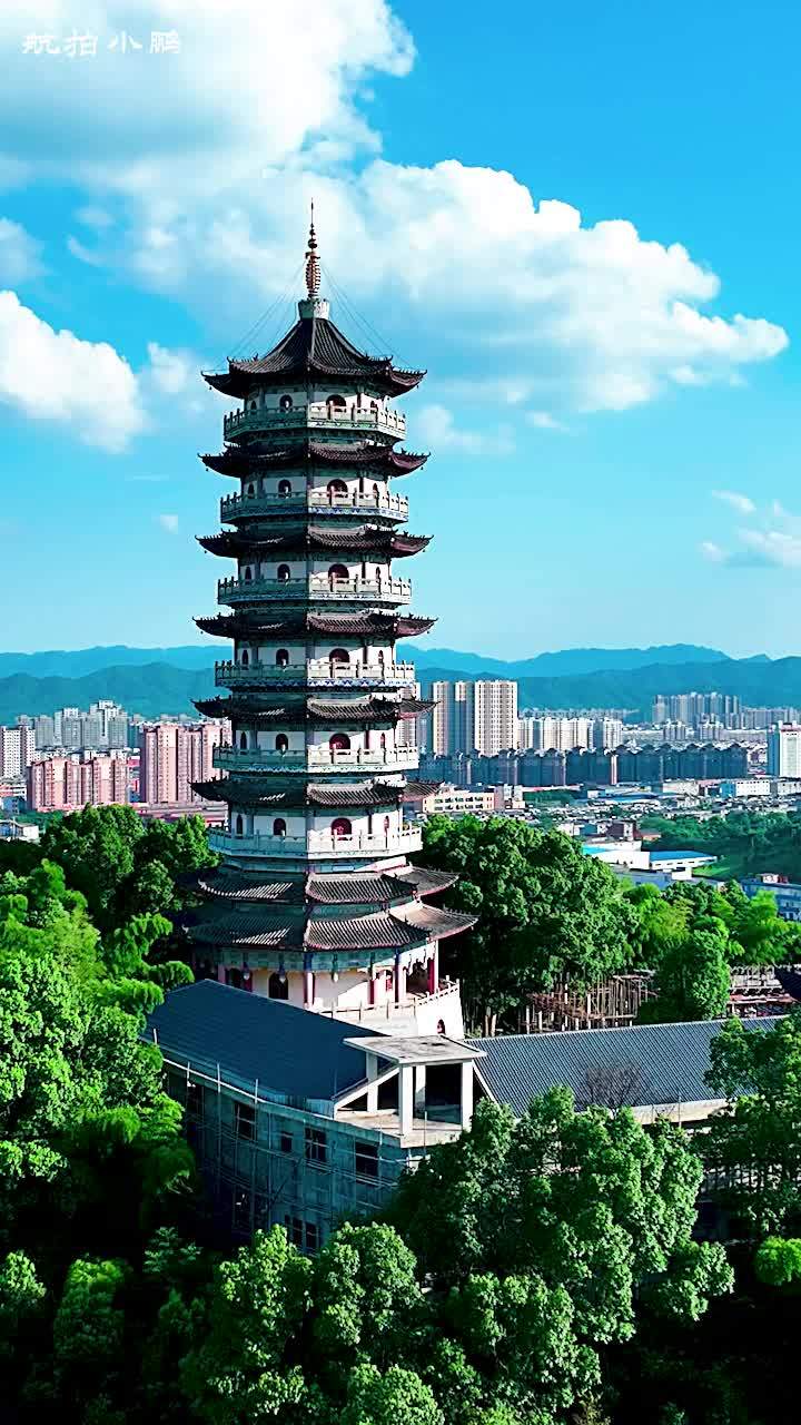 航拍 瑞昌 城市风景 我的名字叫建军 带你看风景 @dou 小助手
