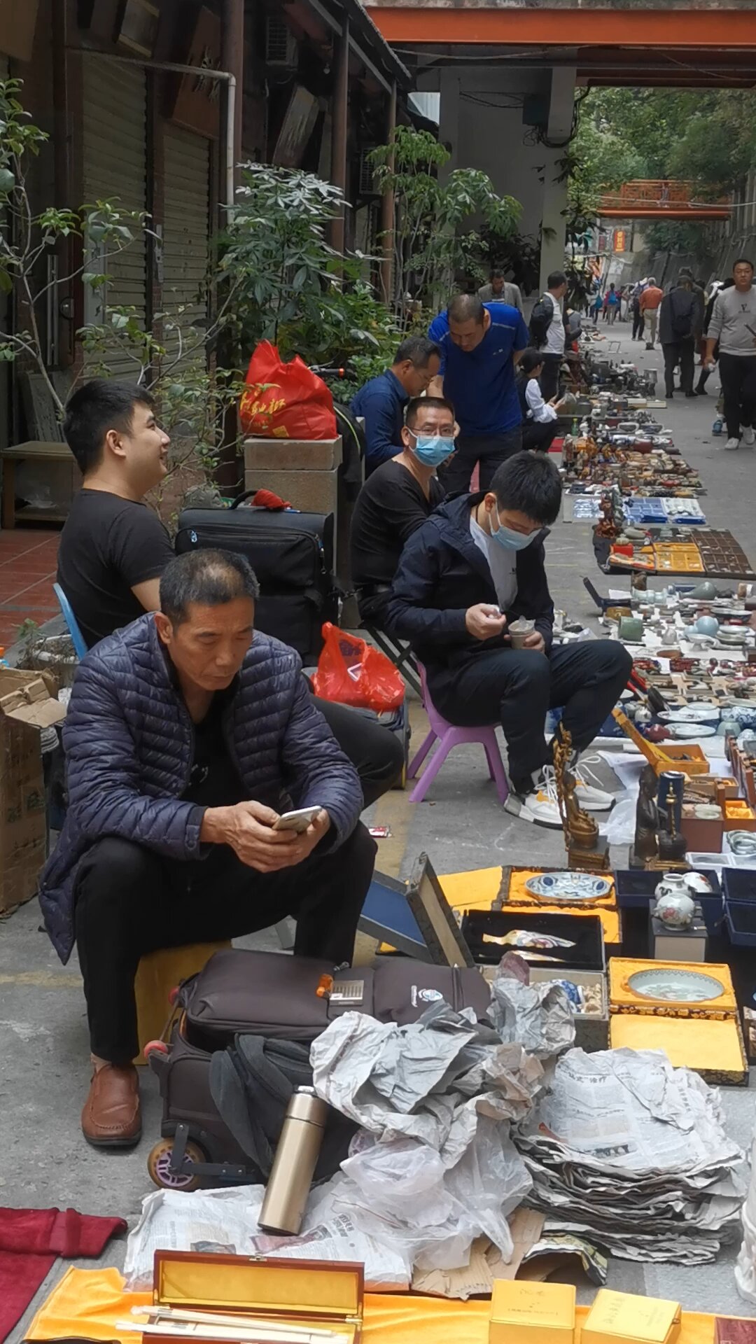 厦门东渡古玩城每周星期四热闹