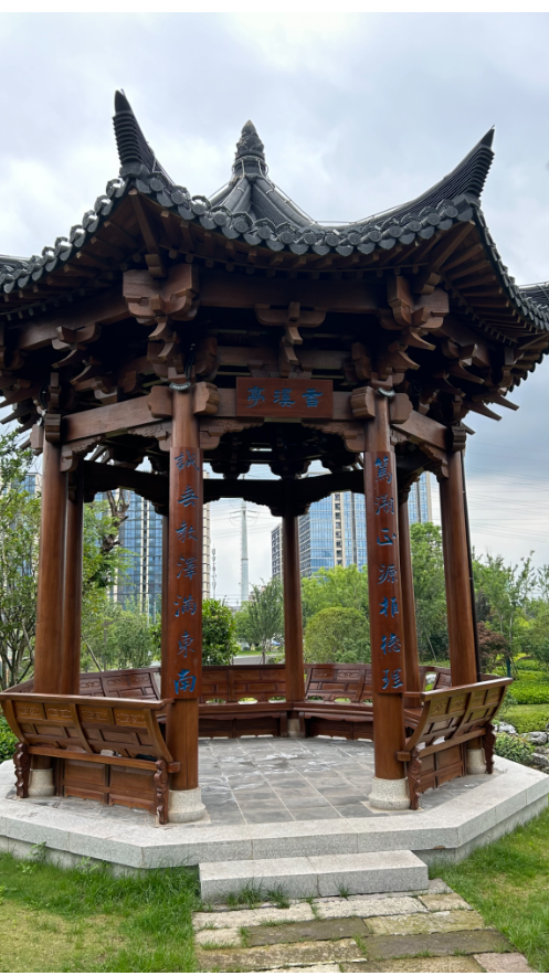 金华哪里能找到如此精致的双层八角凉亭