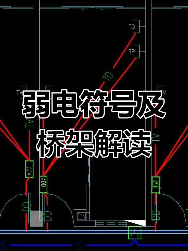 弱电符号解析:tv,to与tp的含义,桥架尺寸揭秘