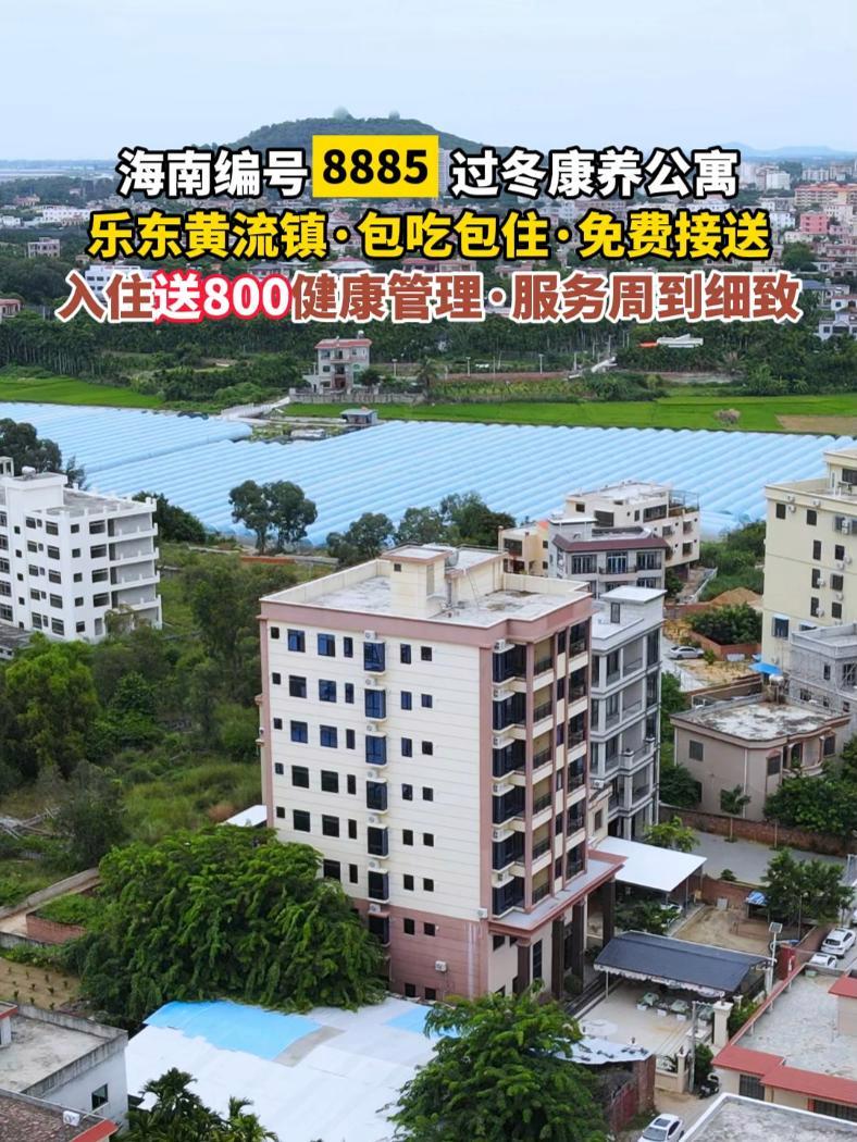 乐东黄流镇上的这个康养公寓,过冬旅居住半年只要73一天还包一日三餐