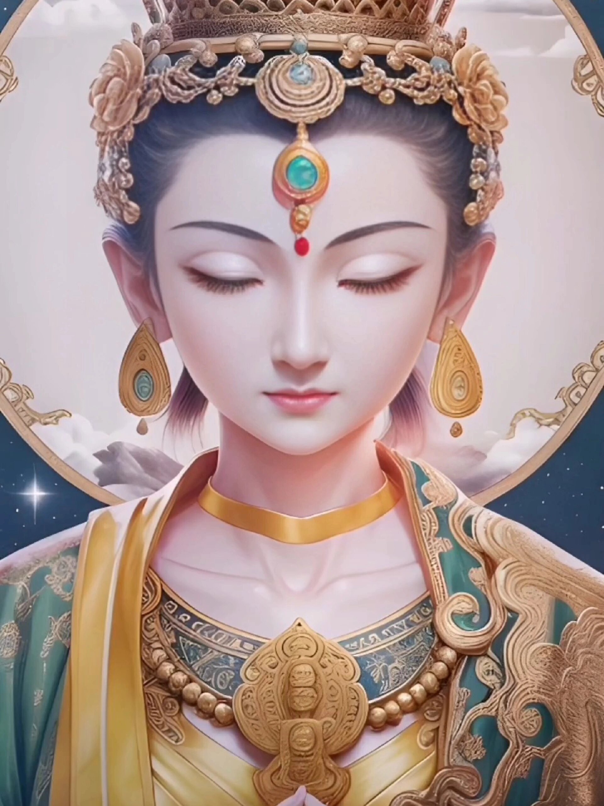 ai绘画佛图壁纸