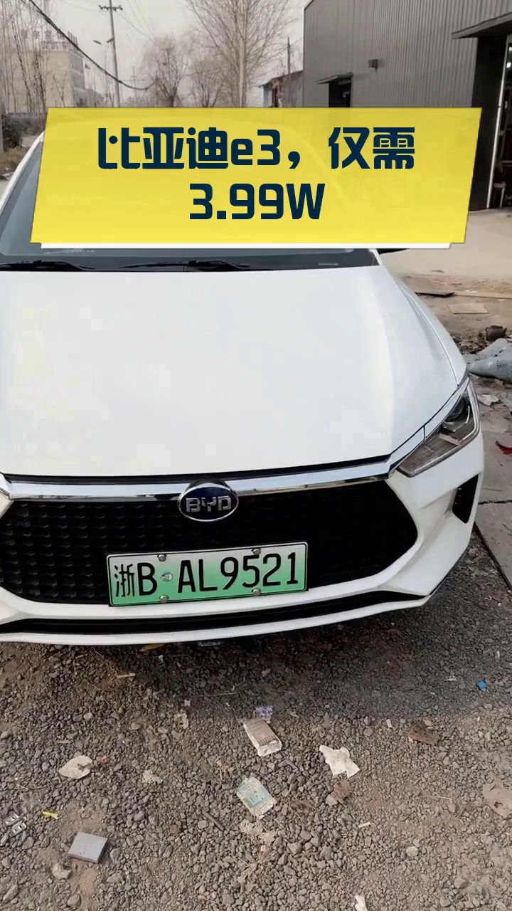 比亚迪e3,仅需3.99w