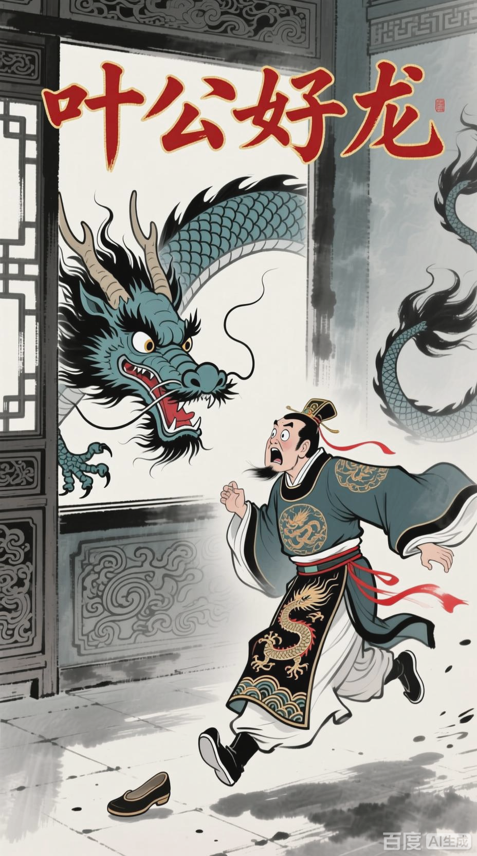 叶公好龙:真假喜爱的寓言