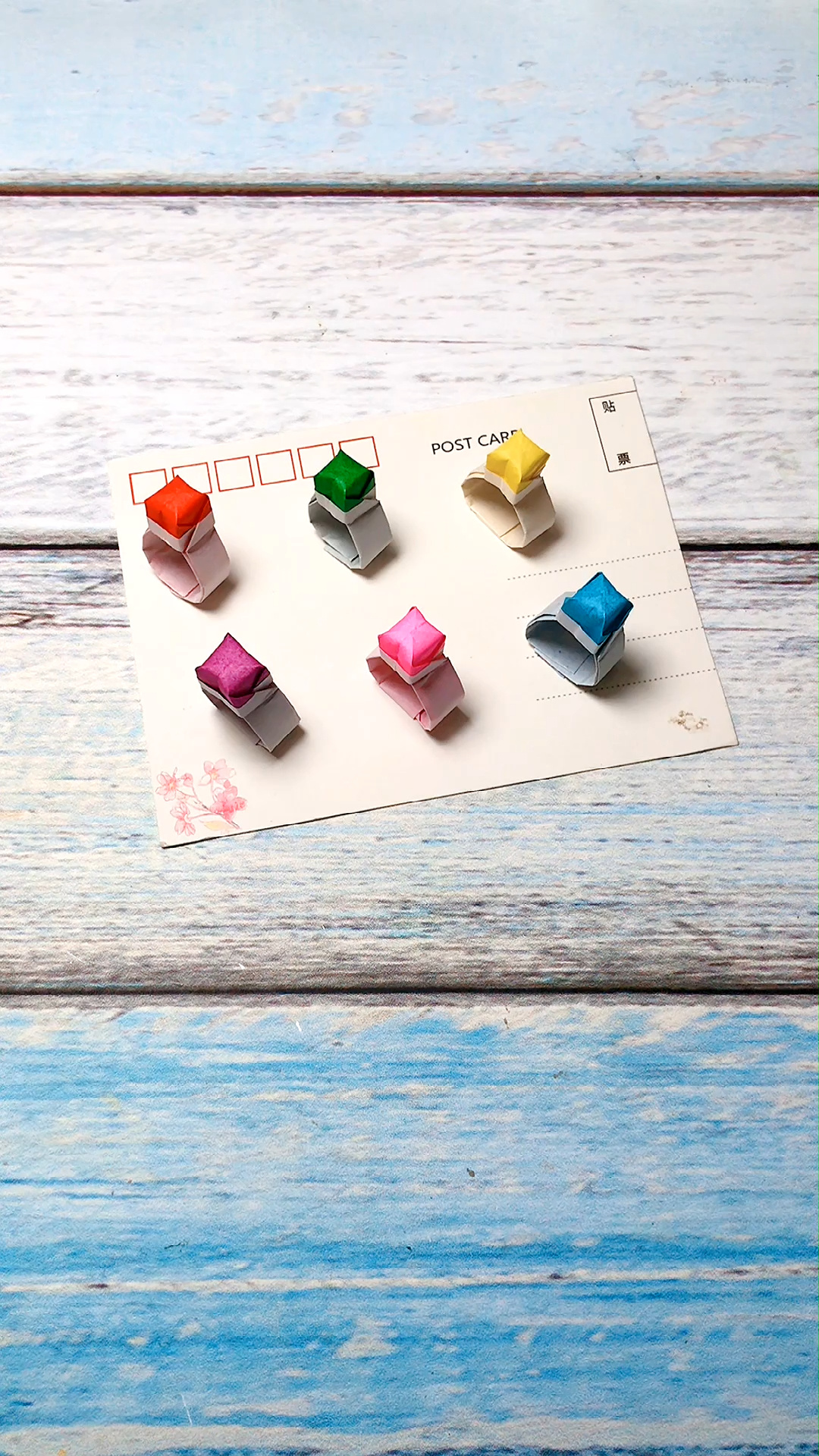 简单好玩的创意手工折纸diy-美丽的宝石戒指-度小视