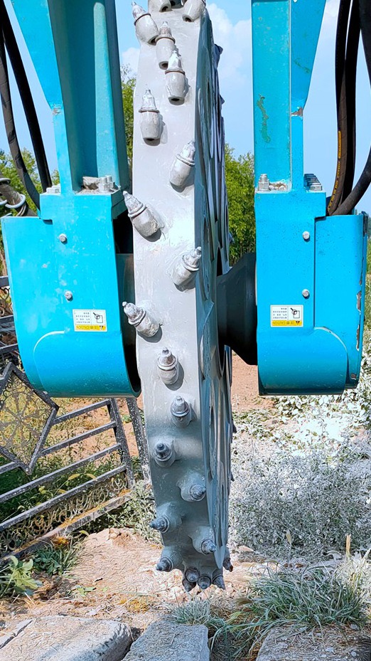 盘式岩石开沟铣挖轮 混凝土开沟机 水泥开槽机 坚硬地质挖沟机