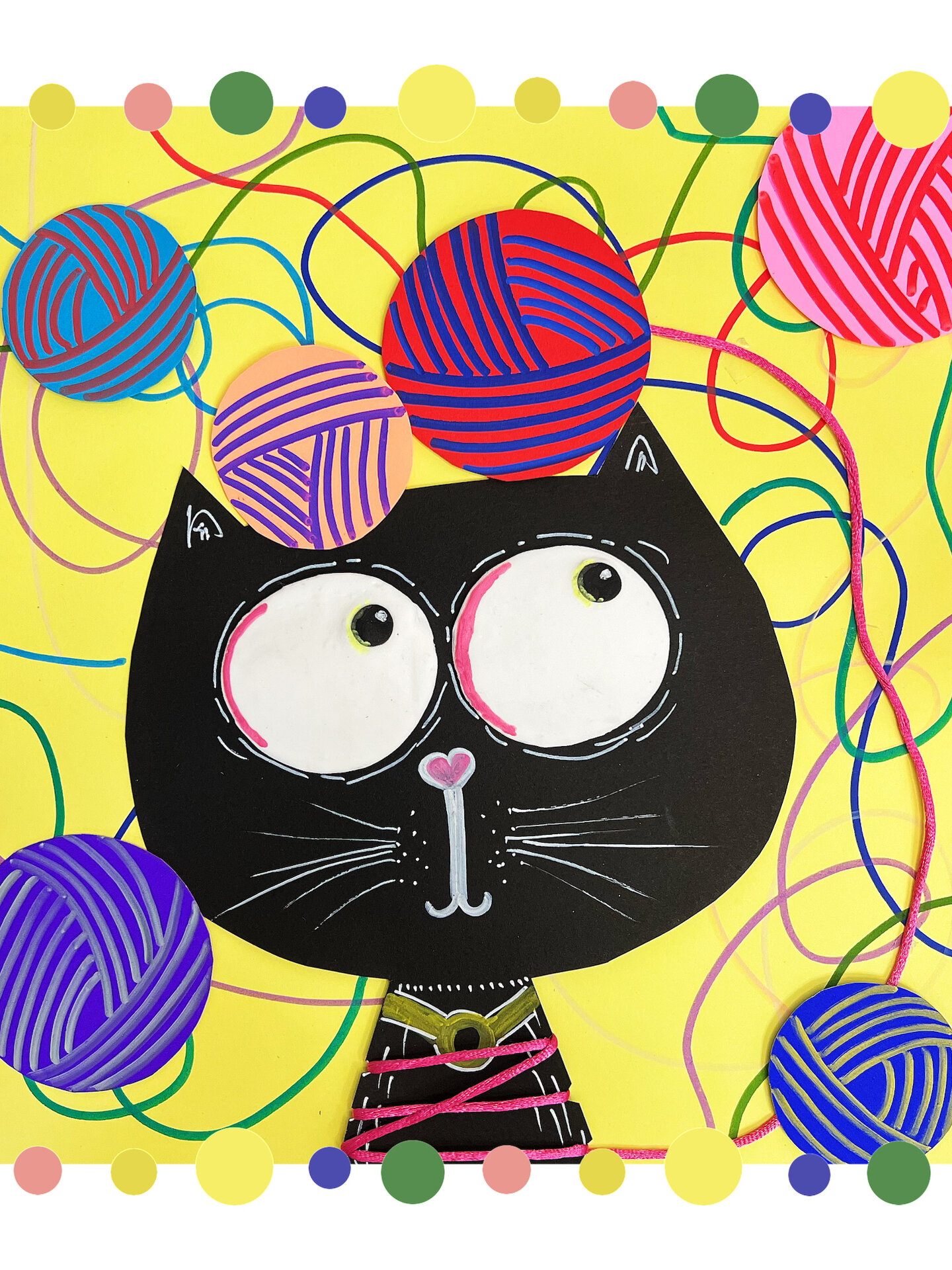 创意儿童画|毛线猫咪|亲子美育-度小视