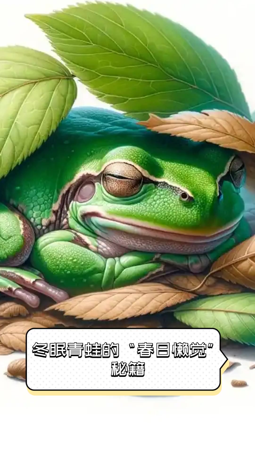 冬眠青蛙的"春日懒觉"秘籍