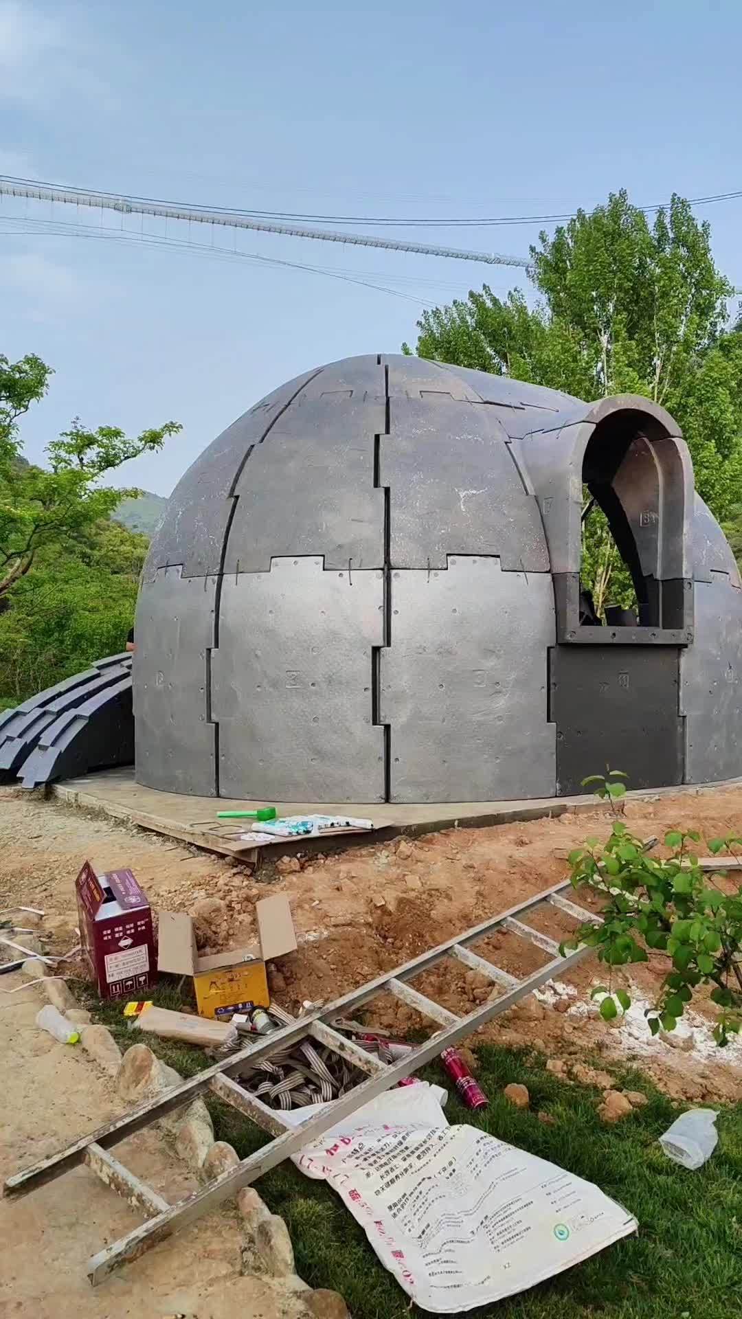 模块建房冬暖夏凉 装配式建筑 新型建材 新型材料 泡泡屋