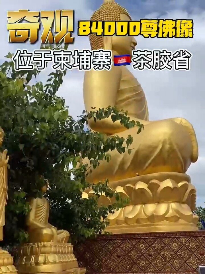 柬埔寨茶胶省84000尊佛像|万佛朝圣,壮观