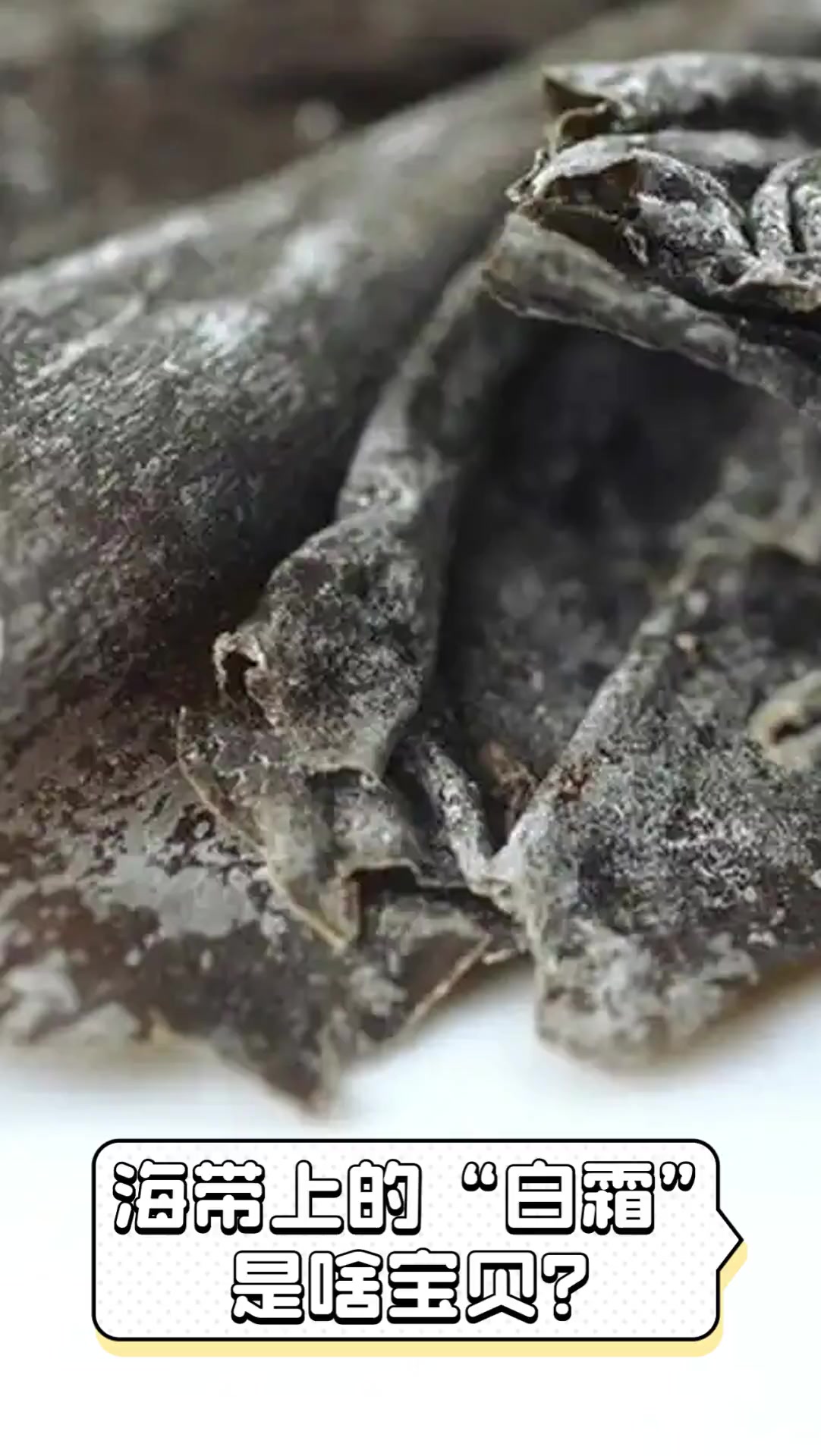 海带上的"白霜"是啥宝贝?