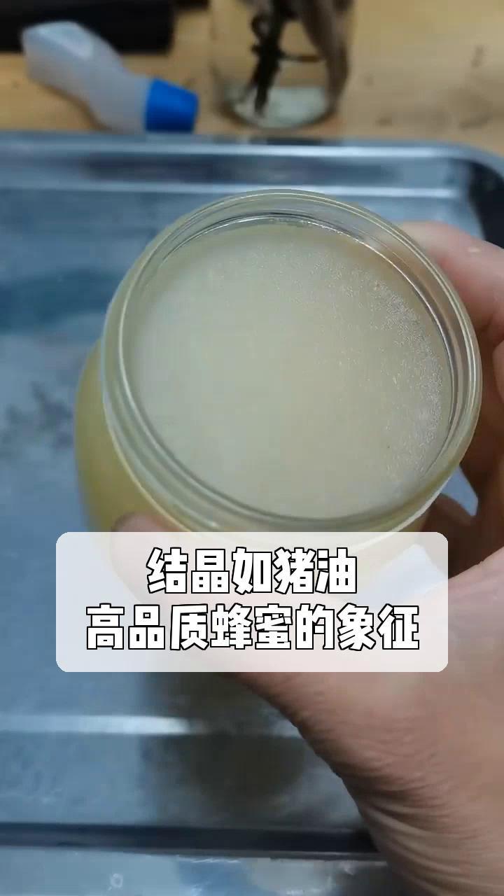 蜂蜜像猪油一样是真的还是假的(蜂蜜像猪油一样是好蜂蜜吗)
