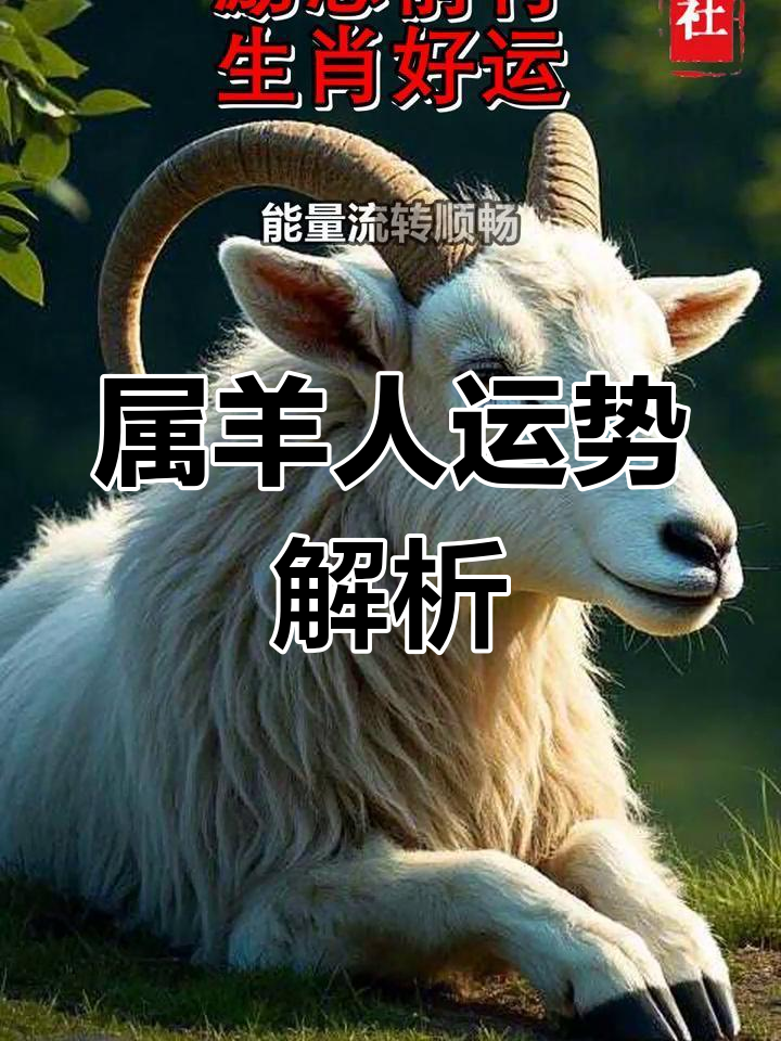 生肖羊明日最准运势(生肖羊明日财运)
