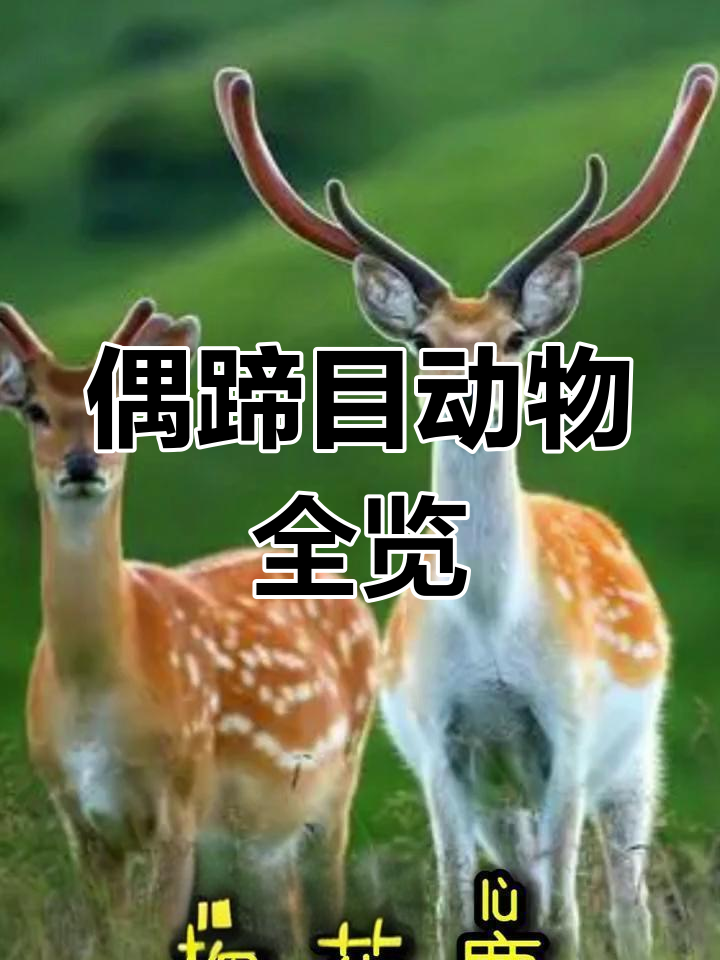 哺乳纲偶蹄目动物大揭秘,看看这些珍稀物种你最喜欢哪个?