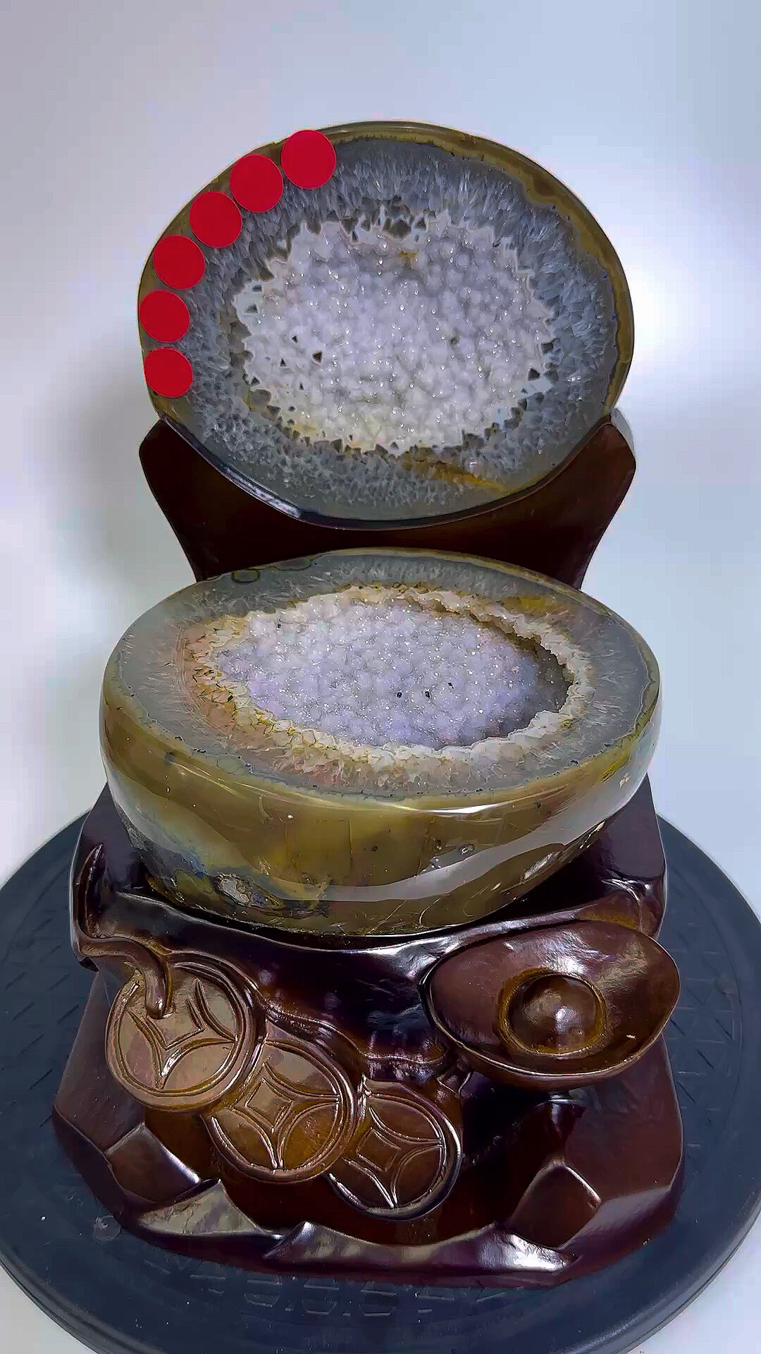 水晶玛瑙聚宝盆