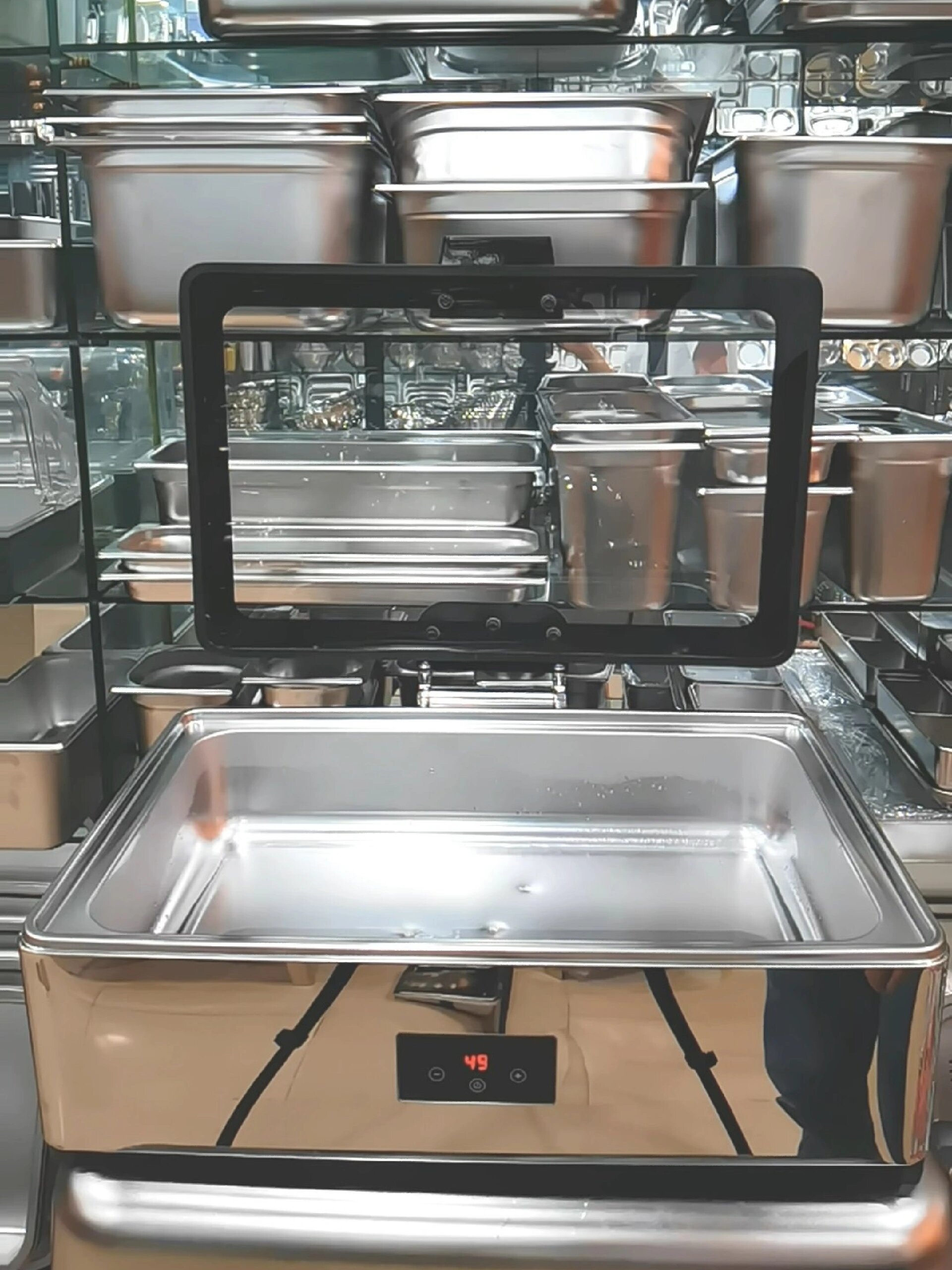 数控电加热自助餐炉液压布菲炉酒店保温锅