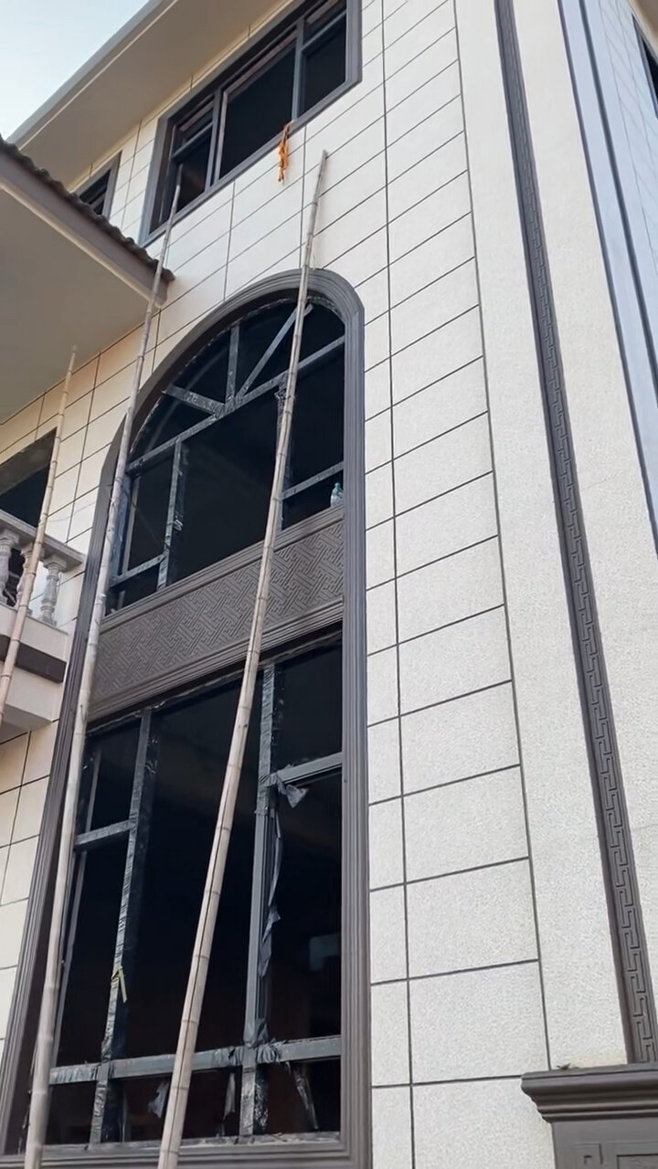 自建房别墅外墙罗马柱