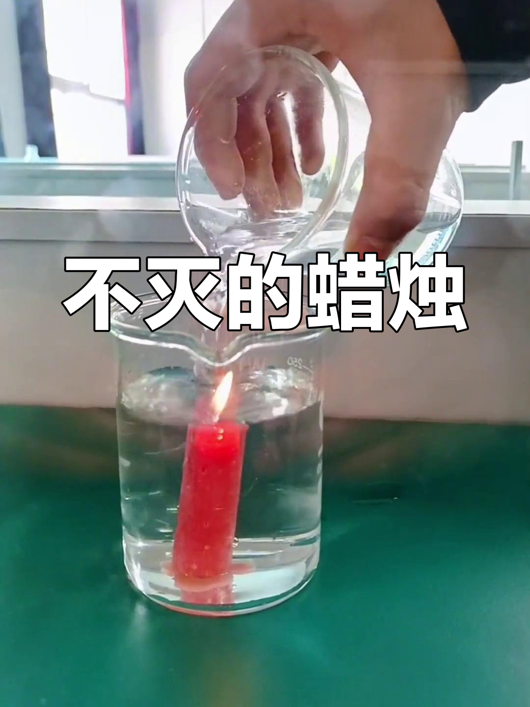 蜡烛燃烧的秘密实验