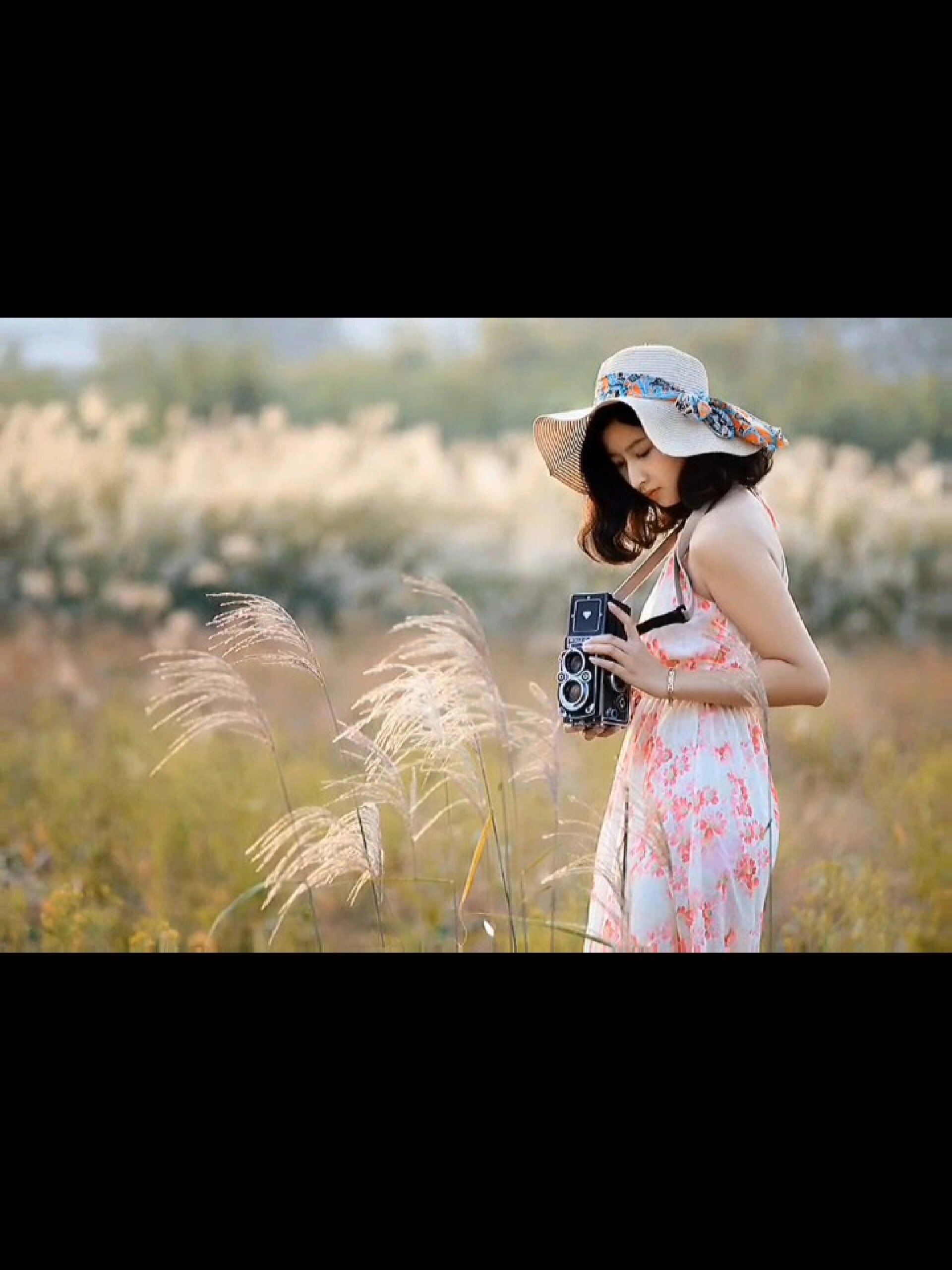 那年秋天芦苇人像