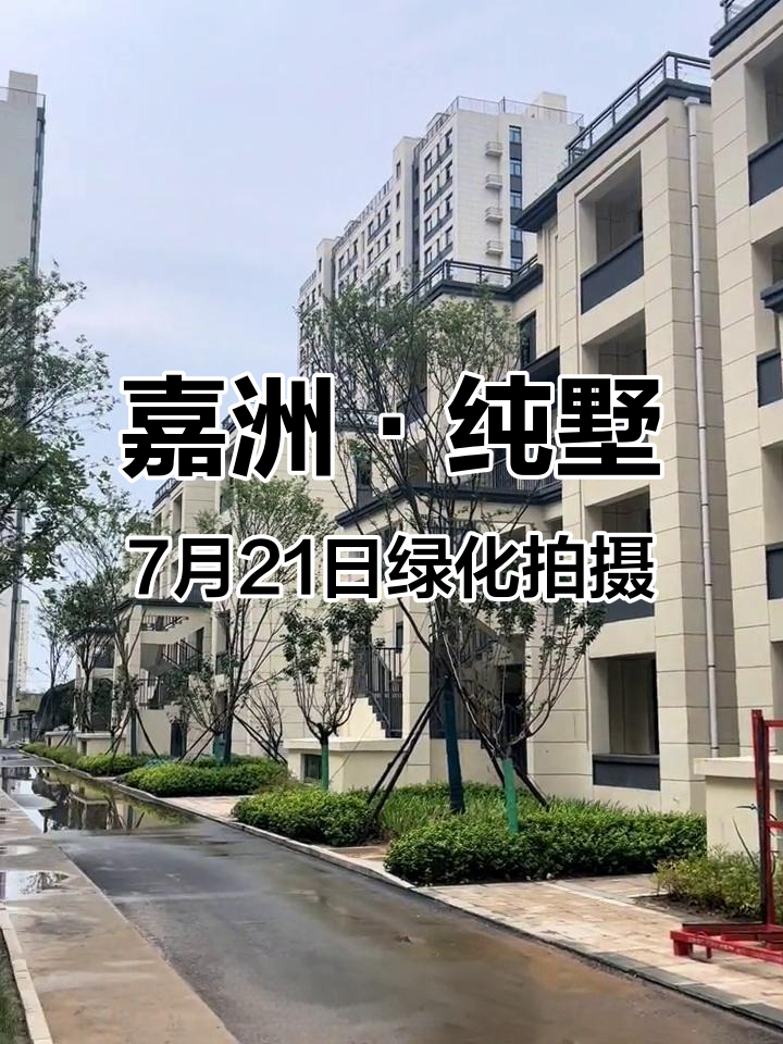 嘉洲·纯墅7月绿化实拍:9