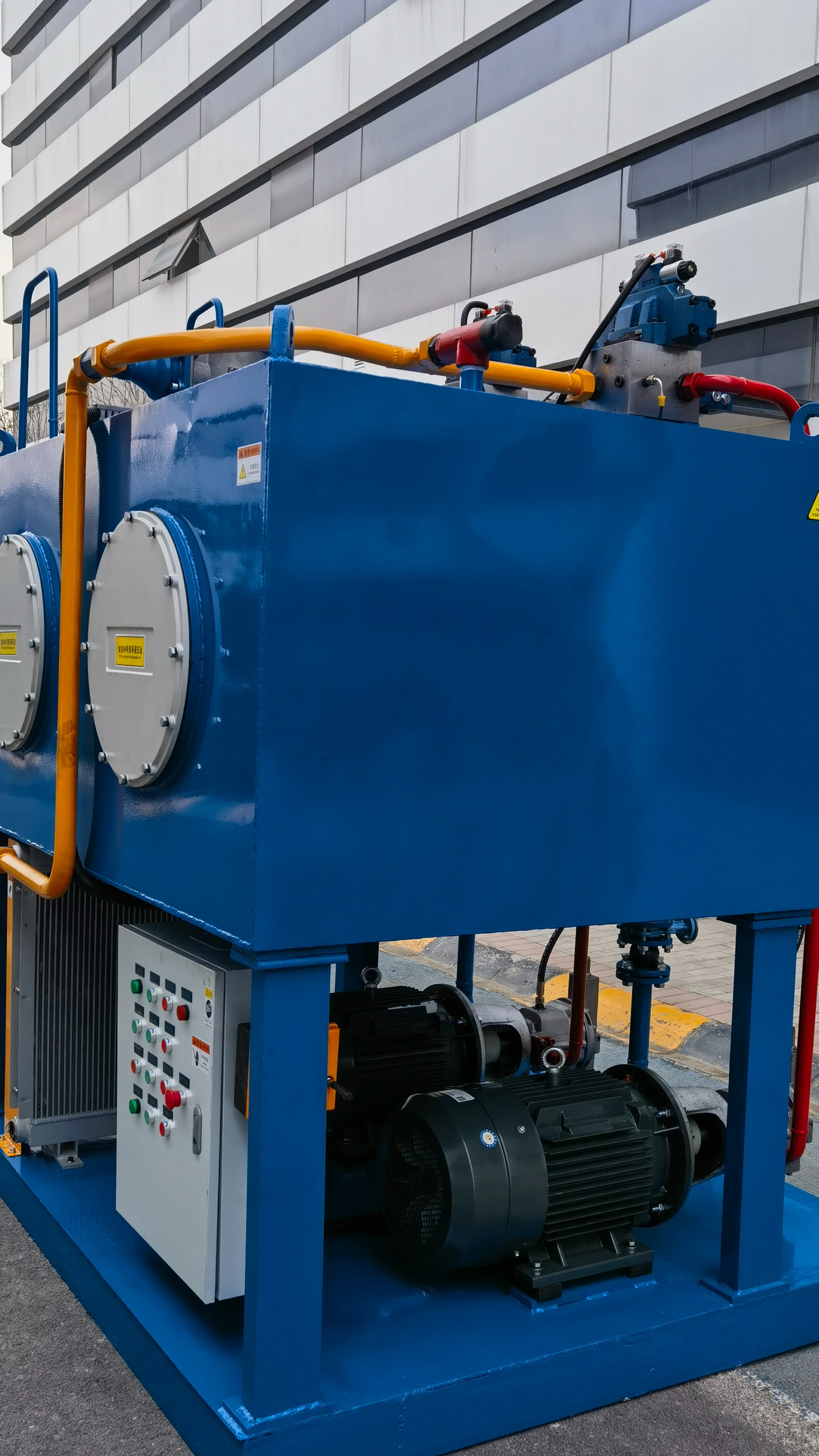 河南大型压力机配套双电机液压系统泵站,精确控制液压系统