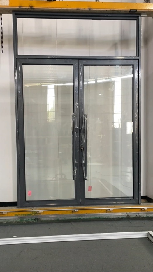 铝合金地弹门双开门