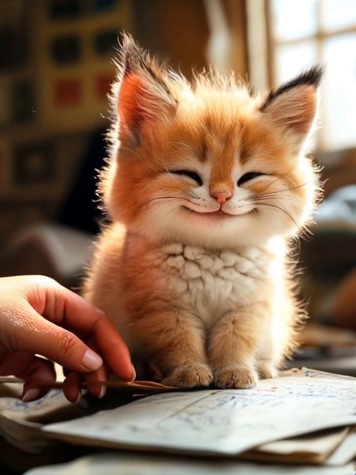 治愈系猫咪!有镜头感的小猫,萌到爆炸了,会笑的猫
