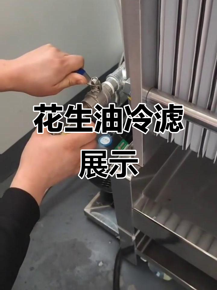 10平米过滤机,花生油冷滤效果显著