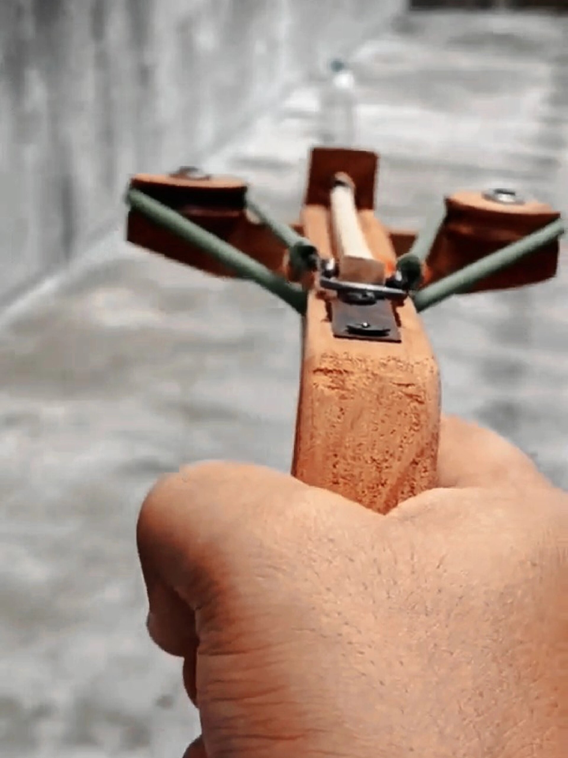 手工弓弩试弹弓