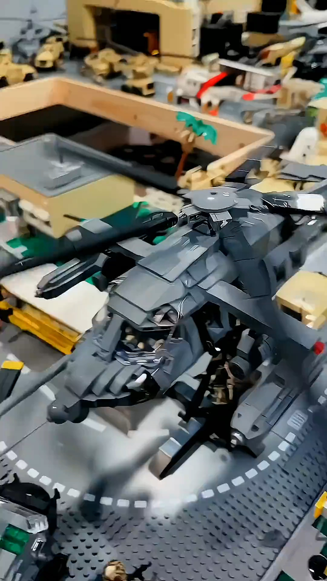 乐高mh-x 隐形黑鹰直升机