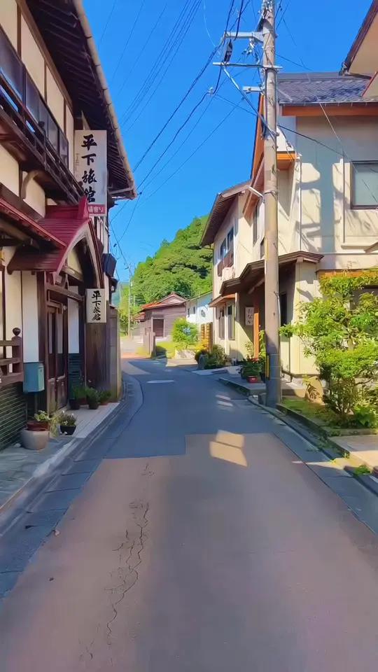 夏日中宁静的日本乡村,你是否喜欢这种乡村生活