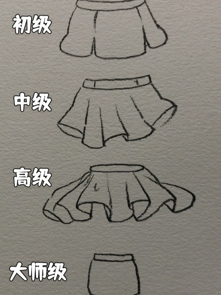 短裙 绘画小技巧