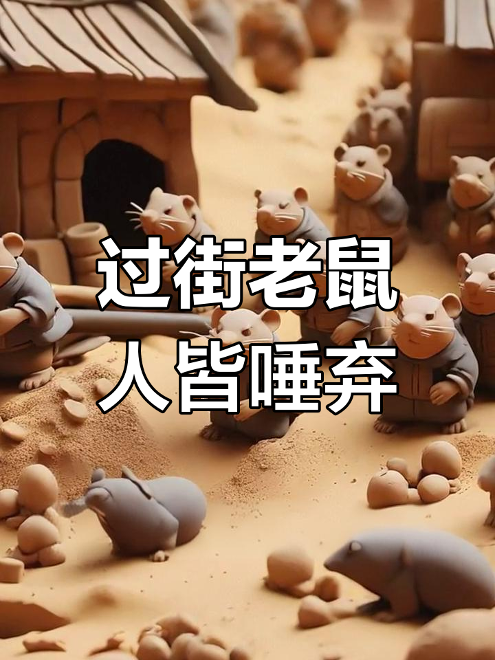 老鼠过街,人人喊打:社会对不良行为的警示与抵制