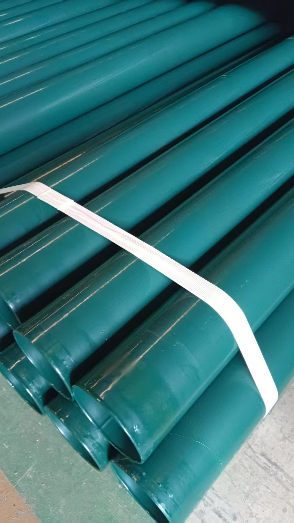 dn175绿色热浸塑钢管怎样包装