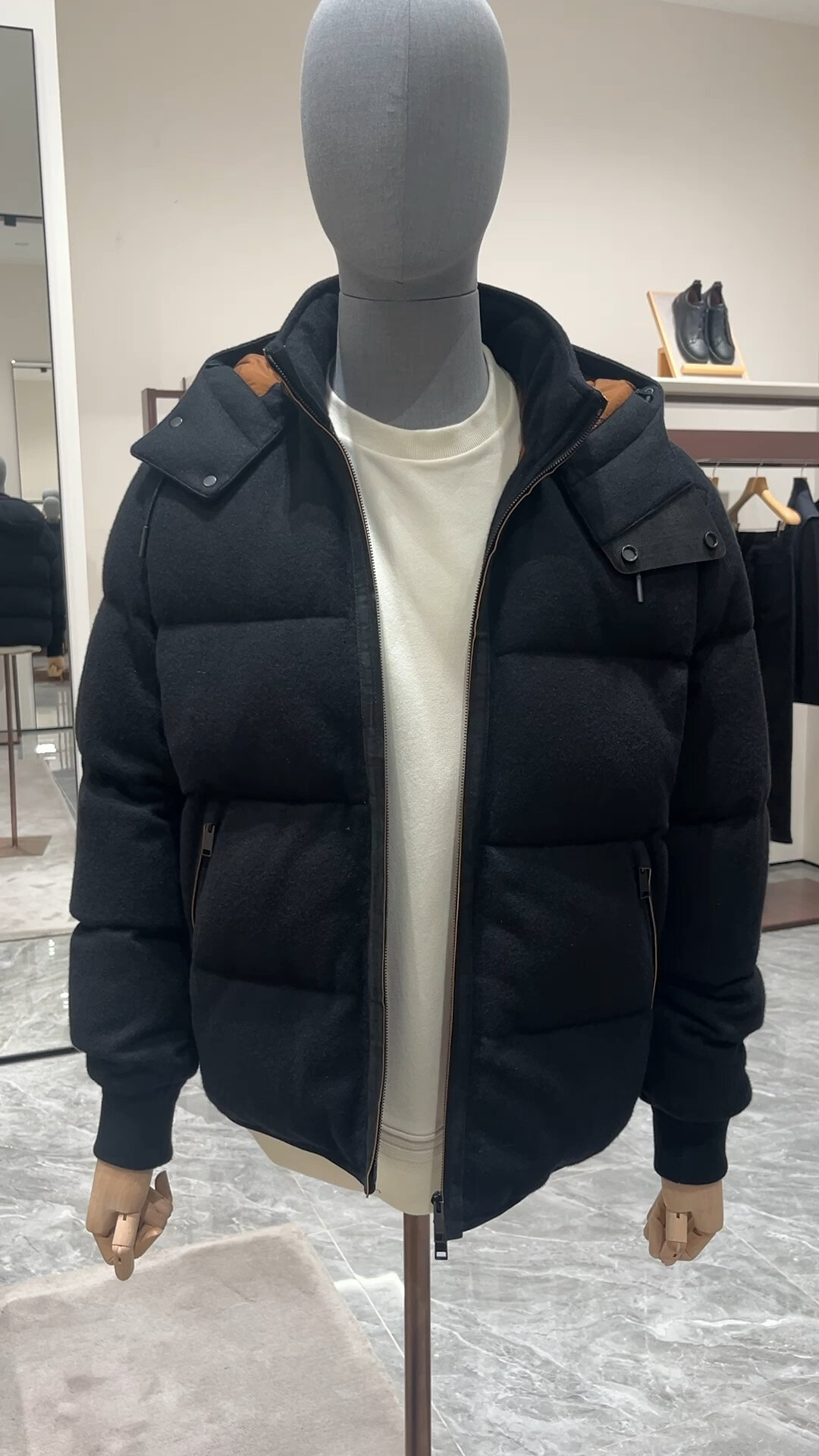 zegna杰尼亚羽绒65