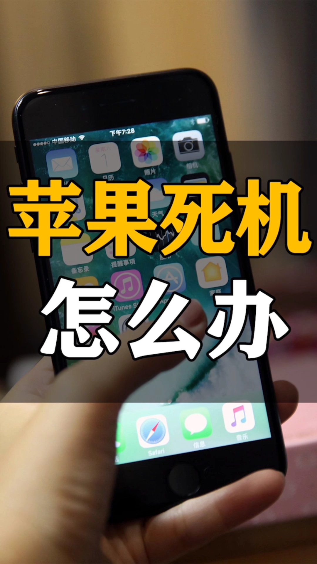 苹果手机死机怎么办?一招解决死机故障!