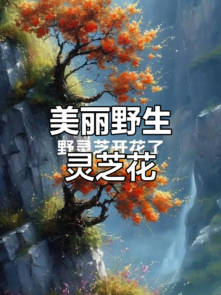 野灵芝开花,惊艳之美如梦似幻