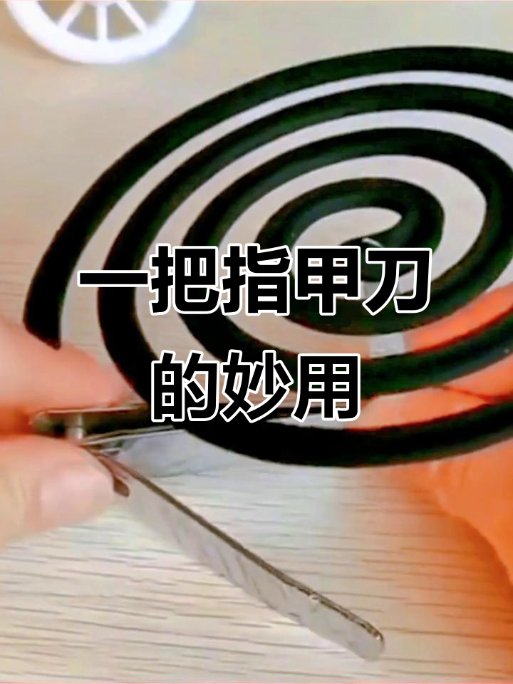 指甲刀变神器,蚊香支架,铁丝弯折全搞定