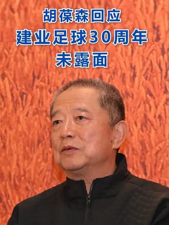 胡葆森回应"建业足球30周年未露面胡葆森 河南建业 建业