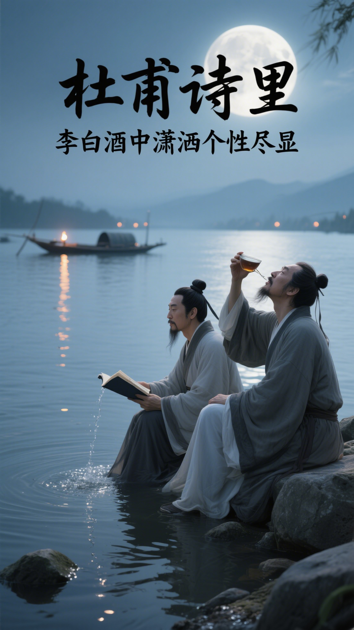 杜甫诗里,李白酒中潇洒个性尽显